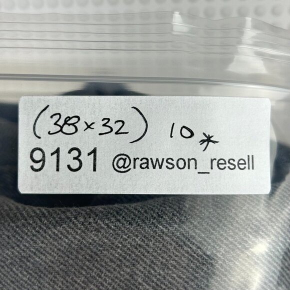 Y2K Faded Glory Carpenter Jeans 38x32 Work Wear Hammer Gray Distressed Skate 90s - Picture 9 of 9